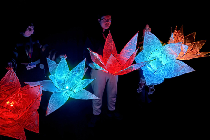 Students light up Arboretum anniversary