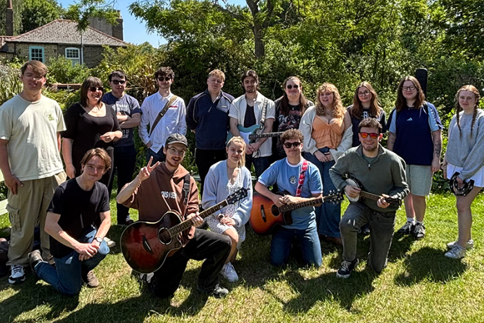 Music students’ garden inspiration