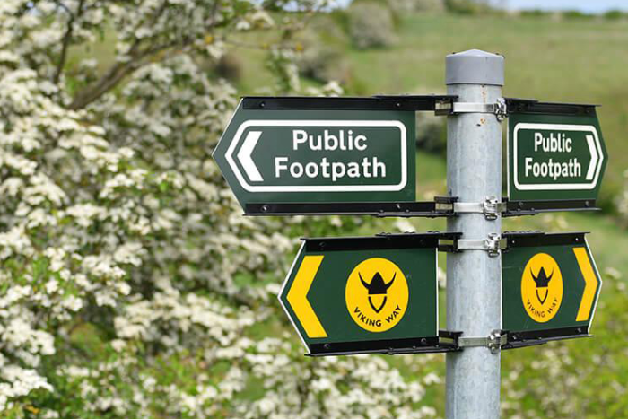 Take a short walk along the Viking Way
