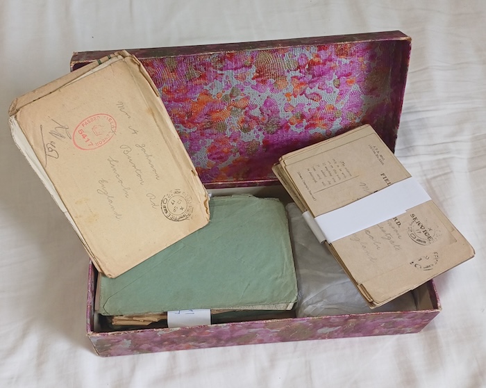 Harrys Letters as found at 63 hillside ave lincoln