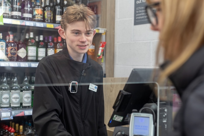 Body cam food store 