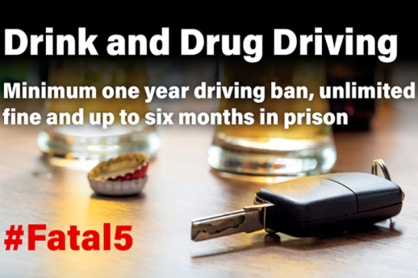 Arrests for drink/drug driving