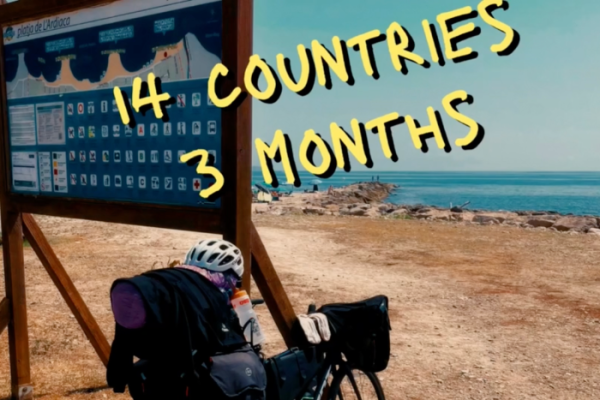 Bikepacker Daniel home to plan next adventure