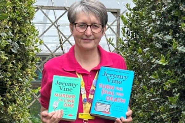 Celebrity boost for book stall charity