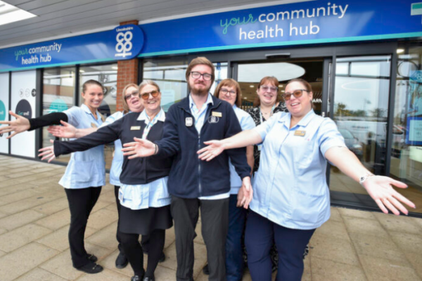 Co-op’s new health hub hit by car