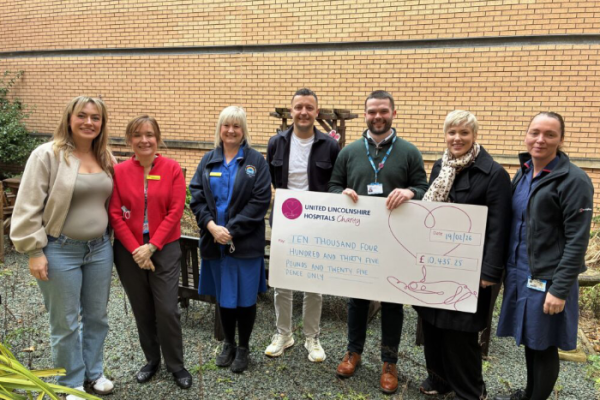 Cool donation to hospital cancer ward