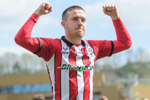 Double celebrations for midfielder Moylan