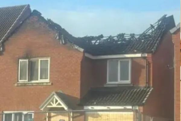 Family homeless after fire