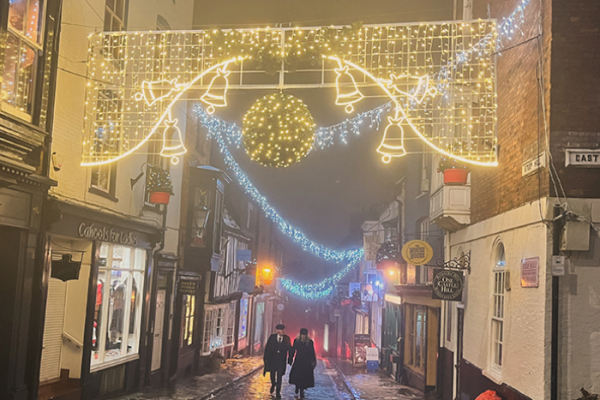 Festive art treats in Guildhall windows