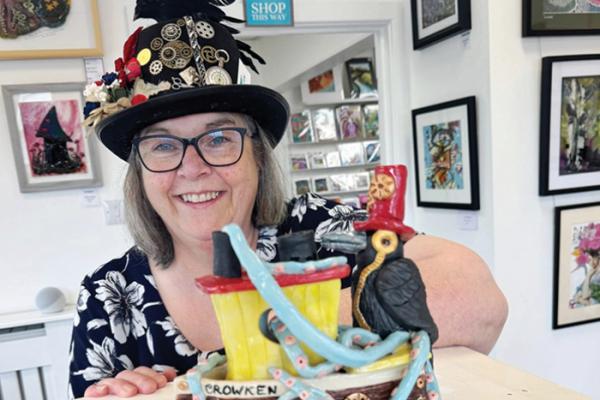 Fiona’s flux exhibition at Indigo Crow