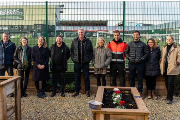 Green space created at LNER Stadium