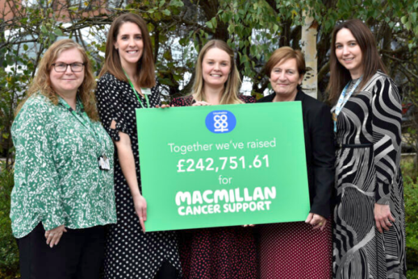 Over £240,000 raised for Macmillan