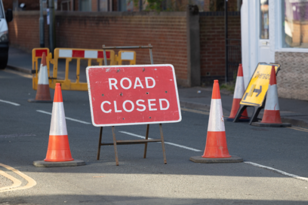Two-week diversion on Hawthorn Road in April